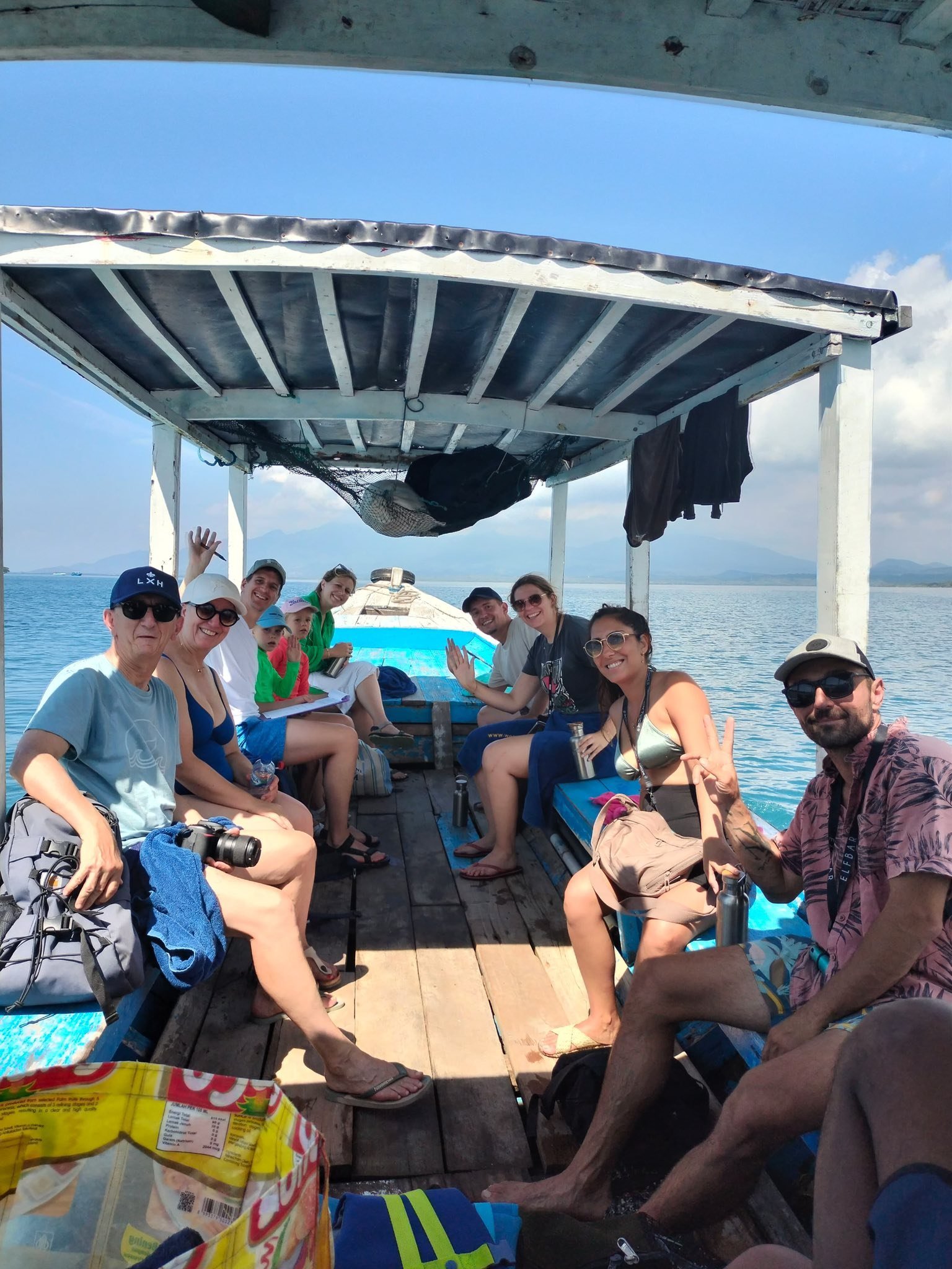 Guests on a Menjangan Island snorkeling trip